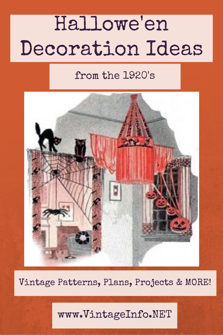 Vintage Halloween Decorating Ideas http://vintageinfo.net/decorating-your-home-for-a-halloween-party/