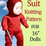 Snow Suit Knitting Pattern for 16 Inch Dolls http://www.vintageinfo.net