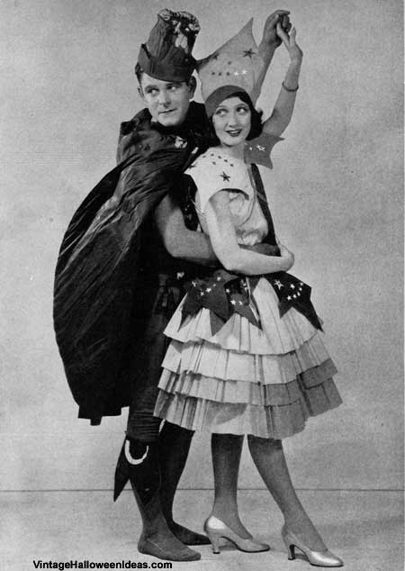 1920's Actors in Halloween Costumes