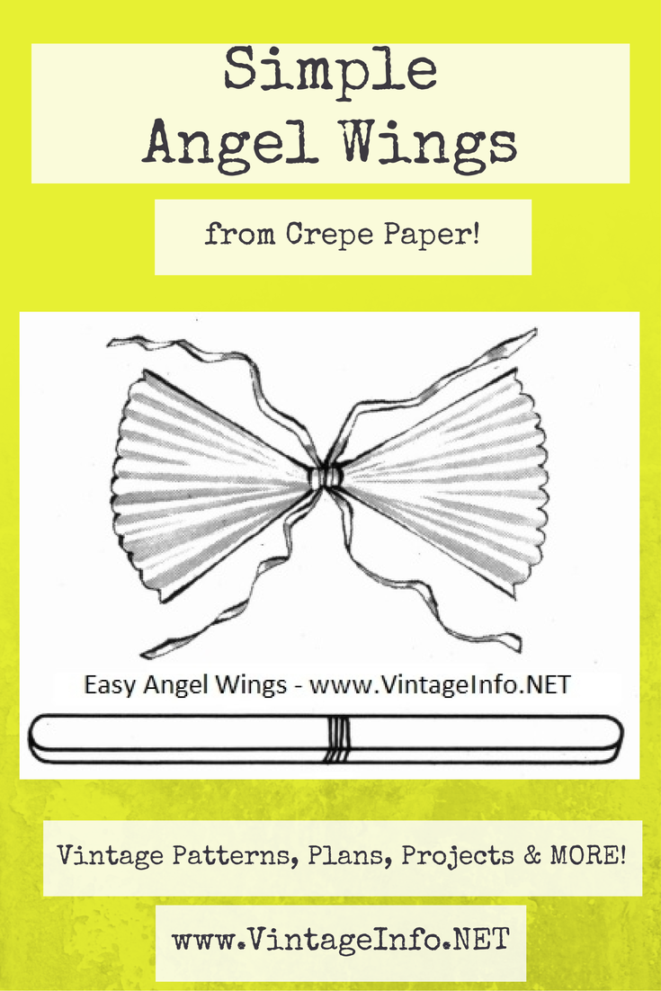 Simple Angel Wings to Make http://vintageinfo.net/easy-angel-wings-to-make/